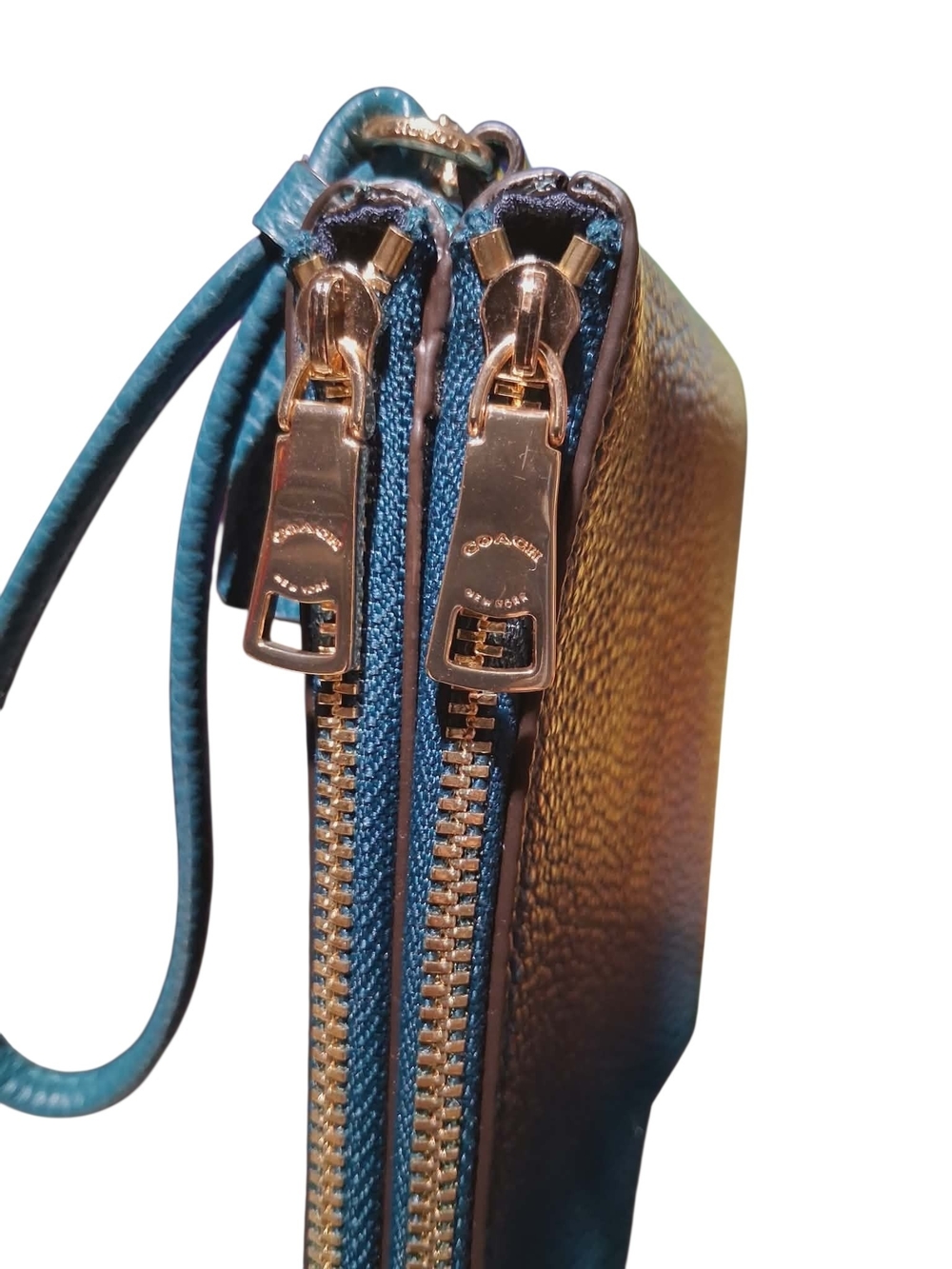 Coach Dempsey Double Zip Wallet C3319 - Picture 8 of 12